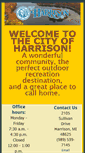 Mobile Screenshot of cityofharrisonmi.org