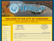 Tablet Screenshot of cityofharrisonmi.org
